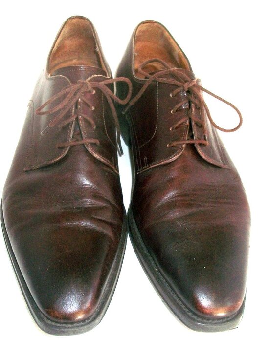 Magnanni Melo Handmade Brown Leather Lace Up Luxury Oxfords 10.5M $435 main image 5